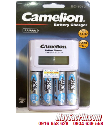Camelion BC-1012; Bộ sạc pin BC-1012 kèm 4 pin sạc Ansman Mignon NiMh AA2500mAh 1.2v